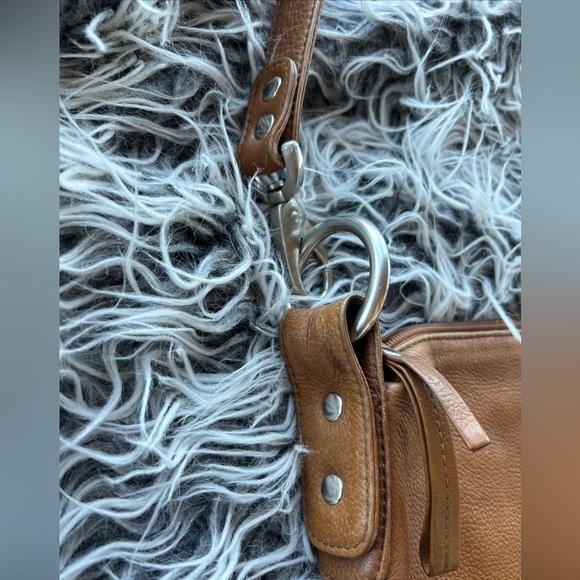 Hobo Bag Crossbody   Leather Caramel Purse Handbag. - Picture 3 of 7